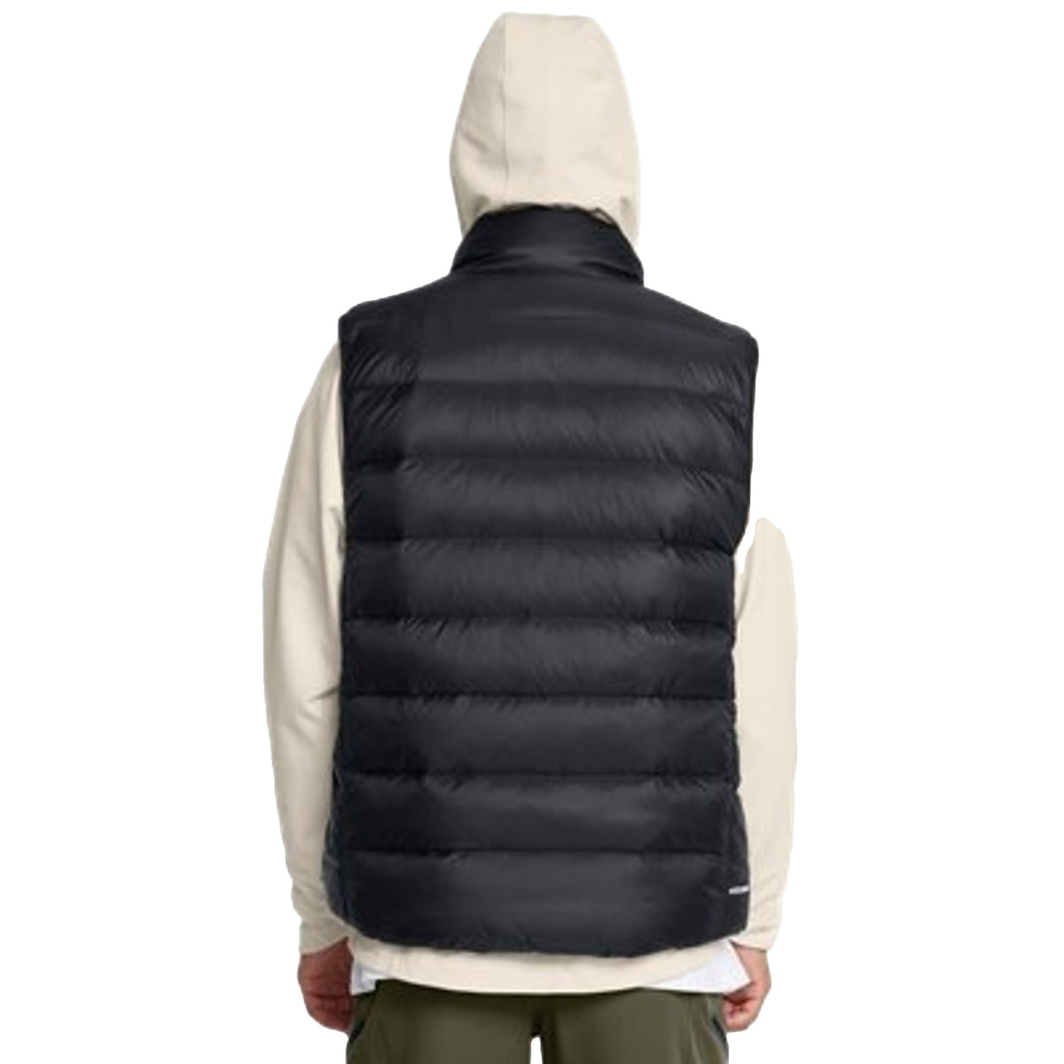 Gilet trapuntato Uomo UA Legend Down nero modello retro