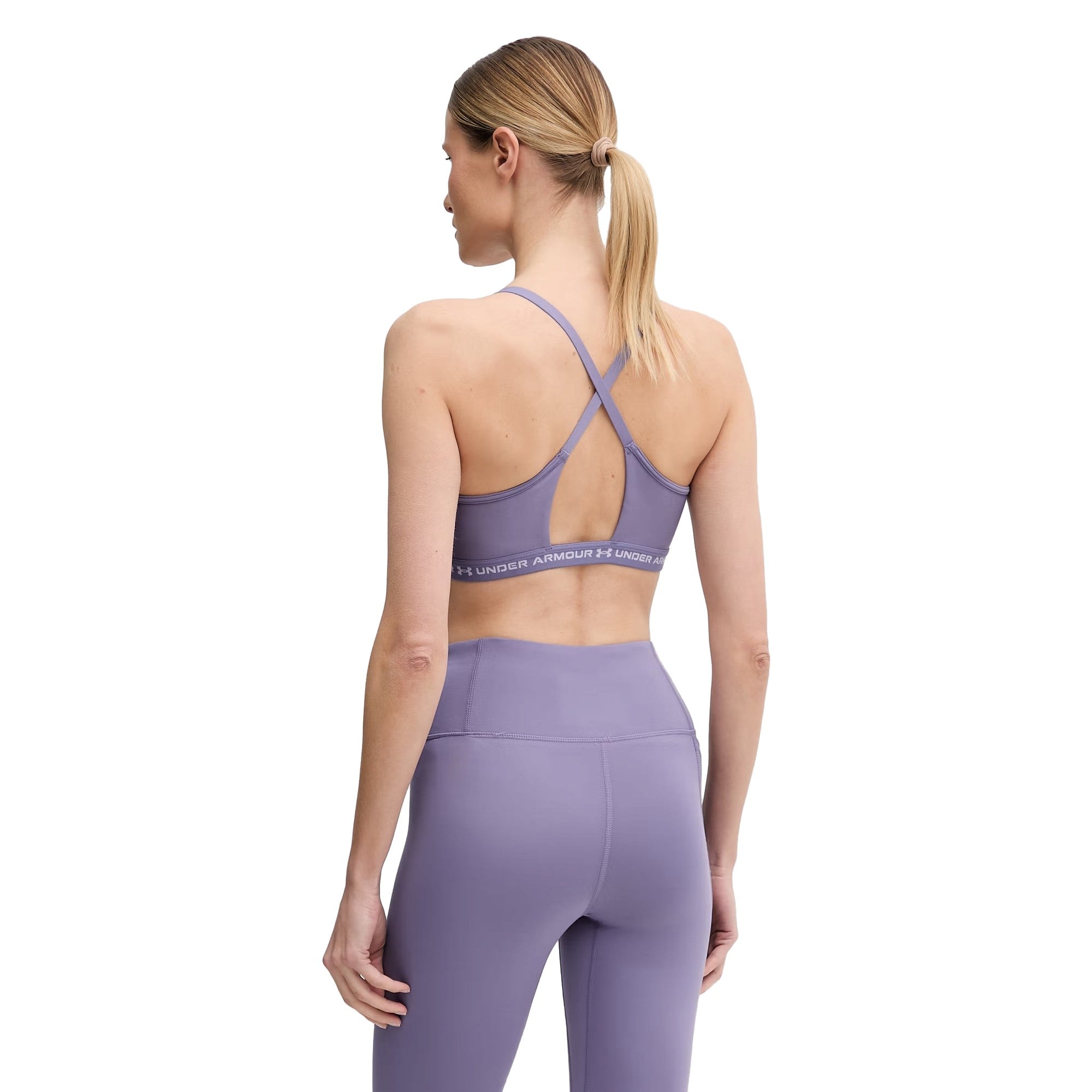Reggiseno sportivo Donna Crossback Lilla retro