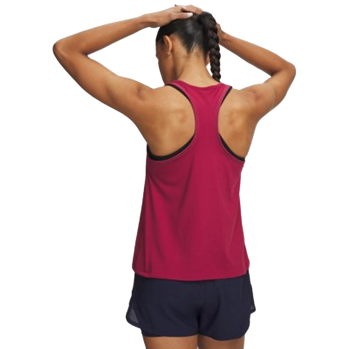 Canotta Donna UA Tech Knockout Fucsia retro