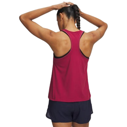 Canotta Donna UA Tech Knockout Fucsia retro