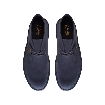 Scarpa Uomo Desert Boot Evo Blu, con tomaia in pelle scamosciata