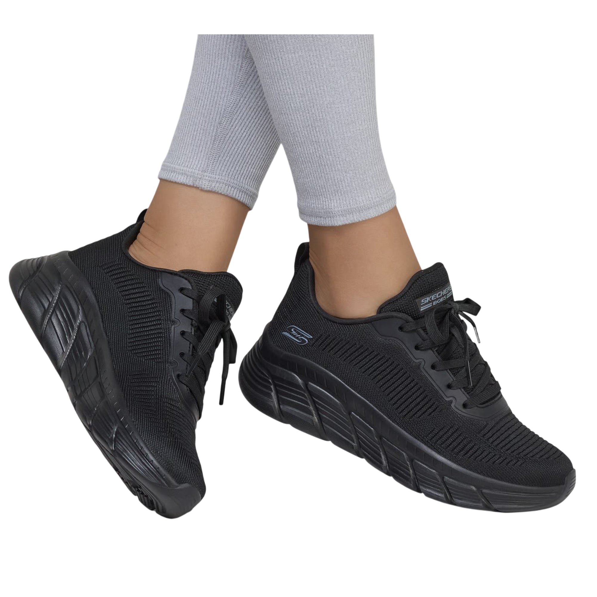 Sneakers Donna Bobs Sport B Flex Hi - Flying con tomaia in maglia