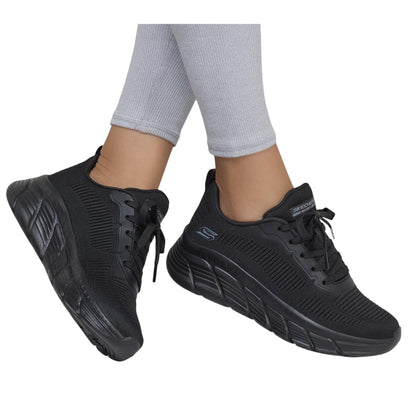 Sneakers Donna Bobs Sport B Flex Hi - Flying con tomaia in maglia