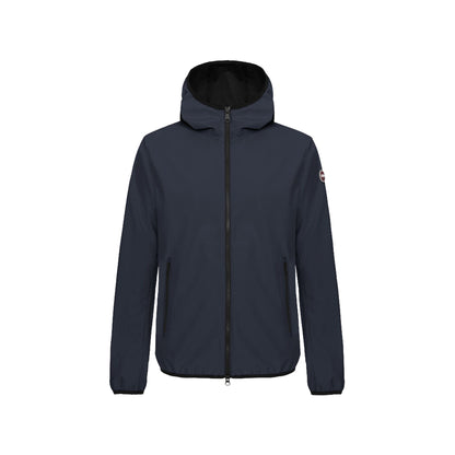 Colmar Giacca Uomo in softshell con cappuccio Blu navy