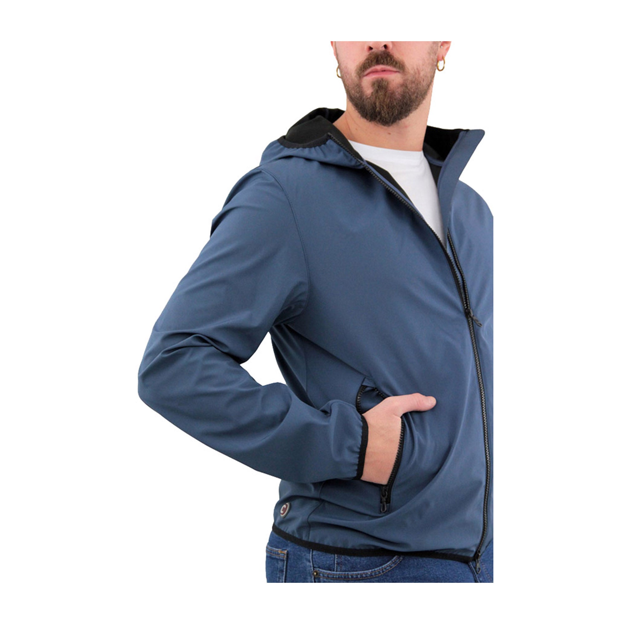 Colmar Giacca Uomo in softshell con cappuccio Blu