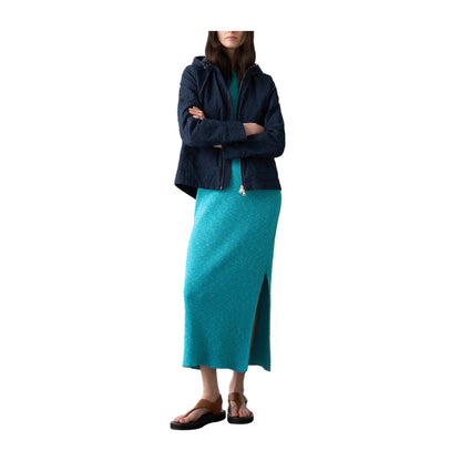 Colmar Giacca goffrata Donna con cappuccio Blu navy