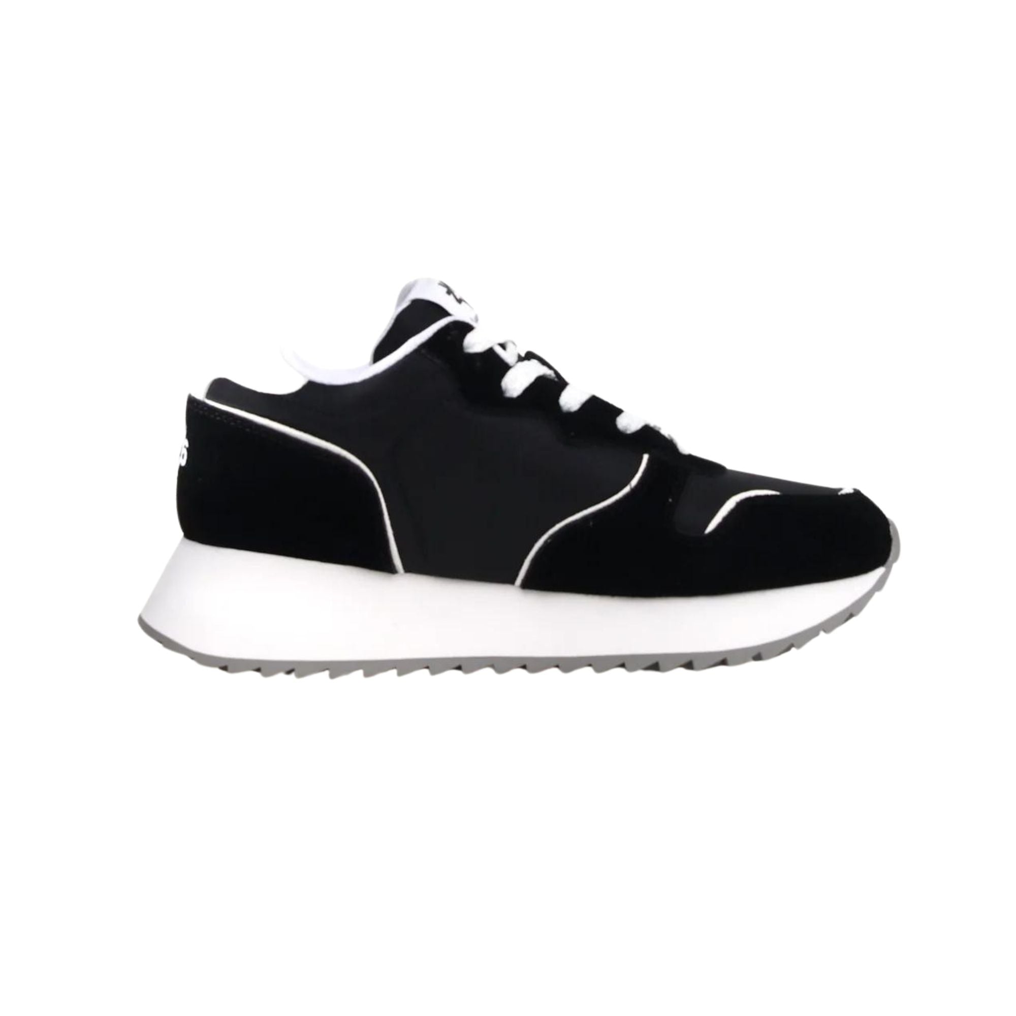 Sneakers Donna con suola in gomma e chiusura con lacci