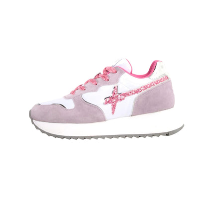 Sneakers Donna con suola in gomma e chiusura con lacci