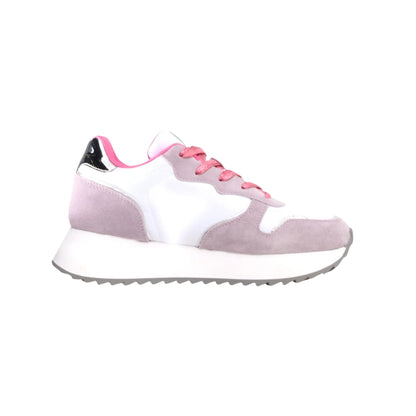 Sneakers Donna con suola in gomma e chiusura con lacci