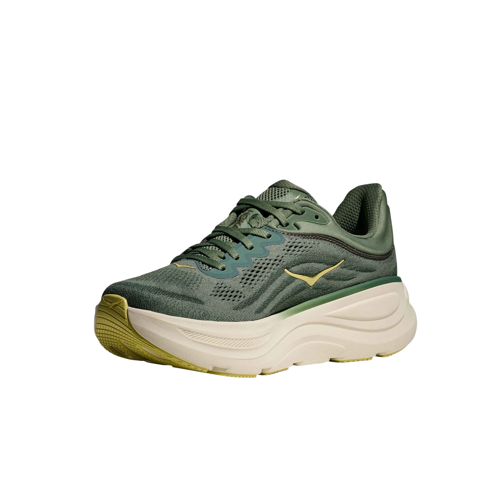Scarpa Uomo Bondi 9 Verde, da strada, ultra-ammortizzata