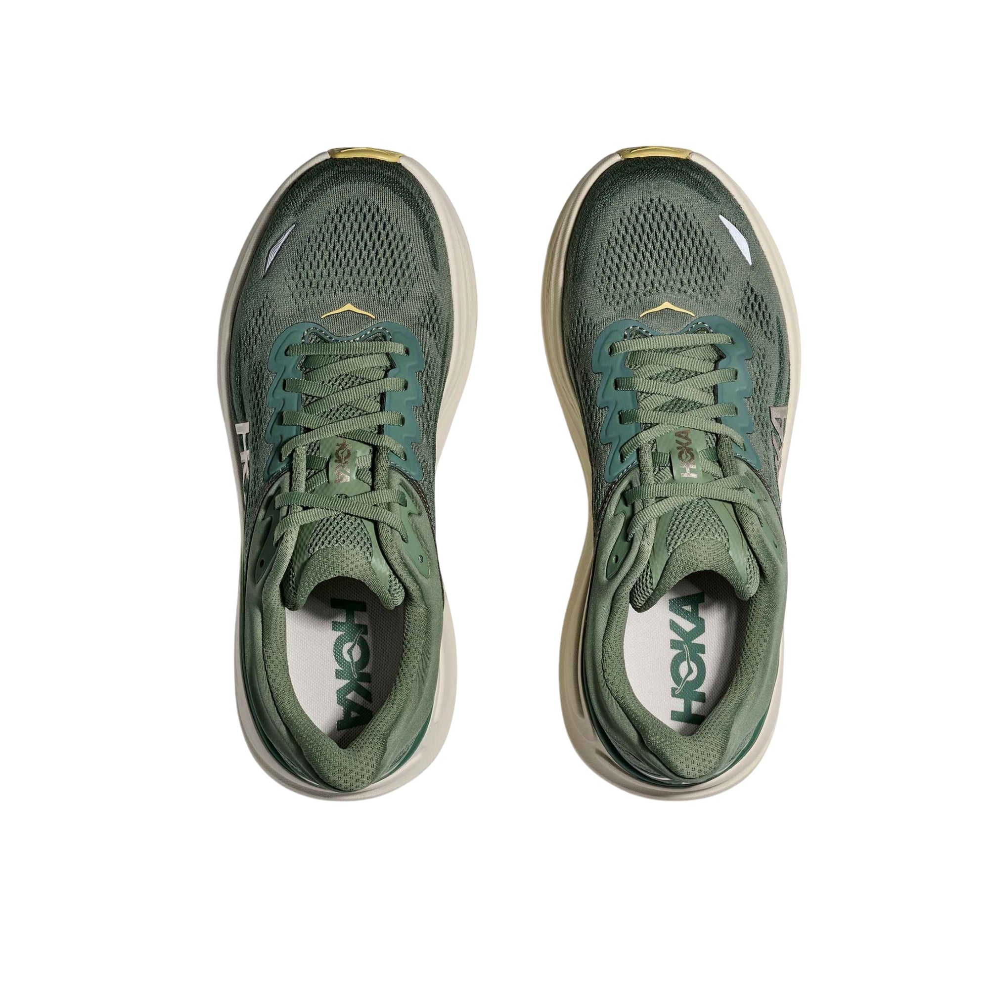 Scarpa Uomo Bondi 9 Verde, da strada, ultra-ammortizzata