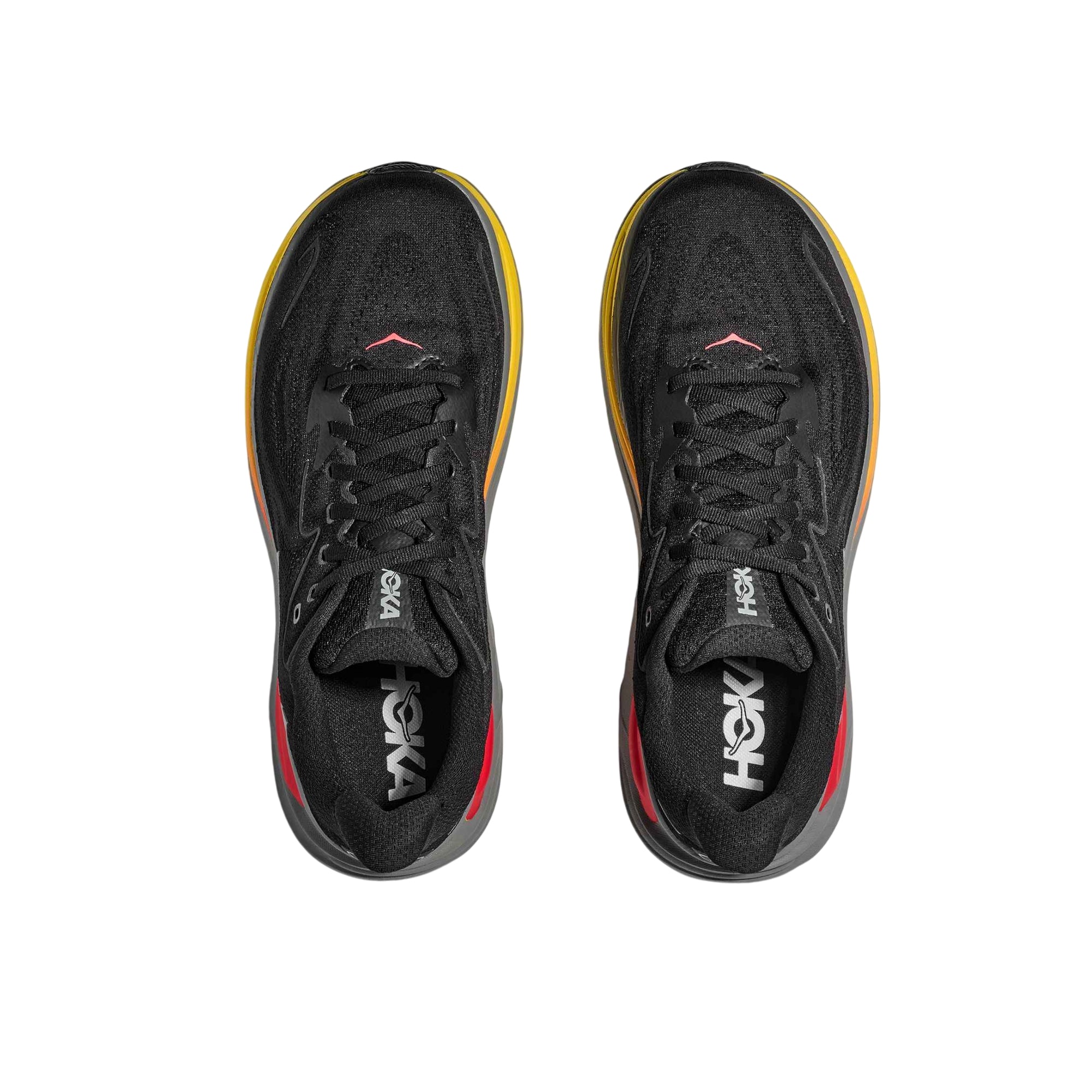 Scarpa Uomo Clifton 10 Nera, traspirante, con inserto a contrasto sulla gomma