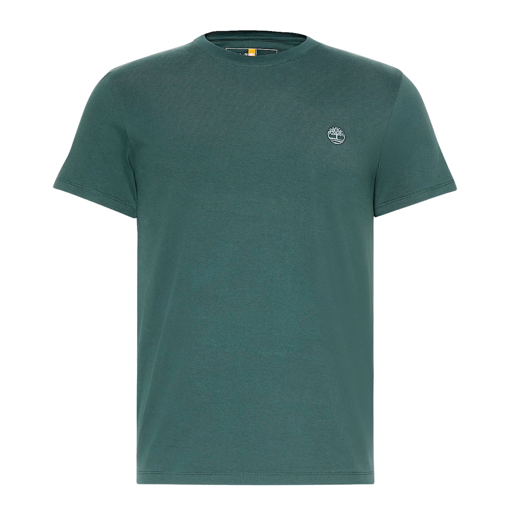 T-shirt a Maniche Corte Dunstan River da Uomo in verde scuro