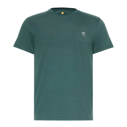 T-shirt a Maniche Corte Dunstan River da Uomo in verde scuro