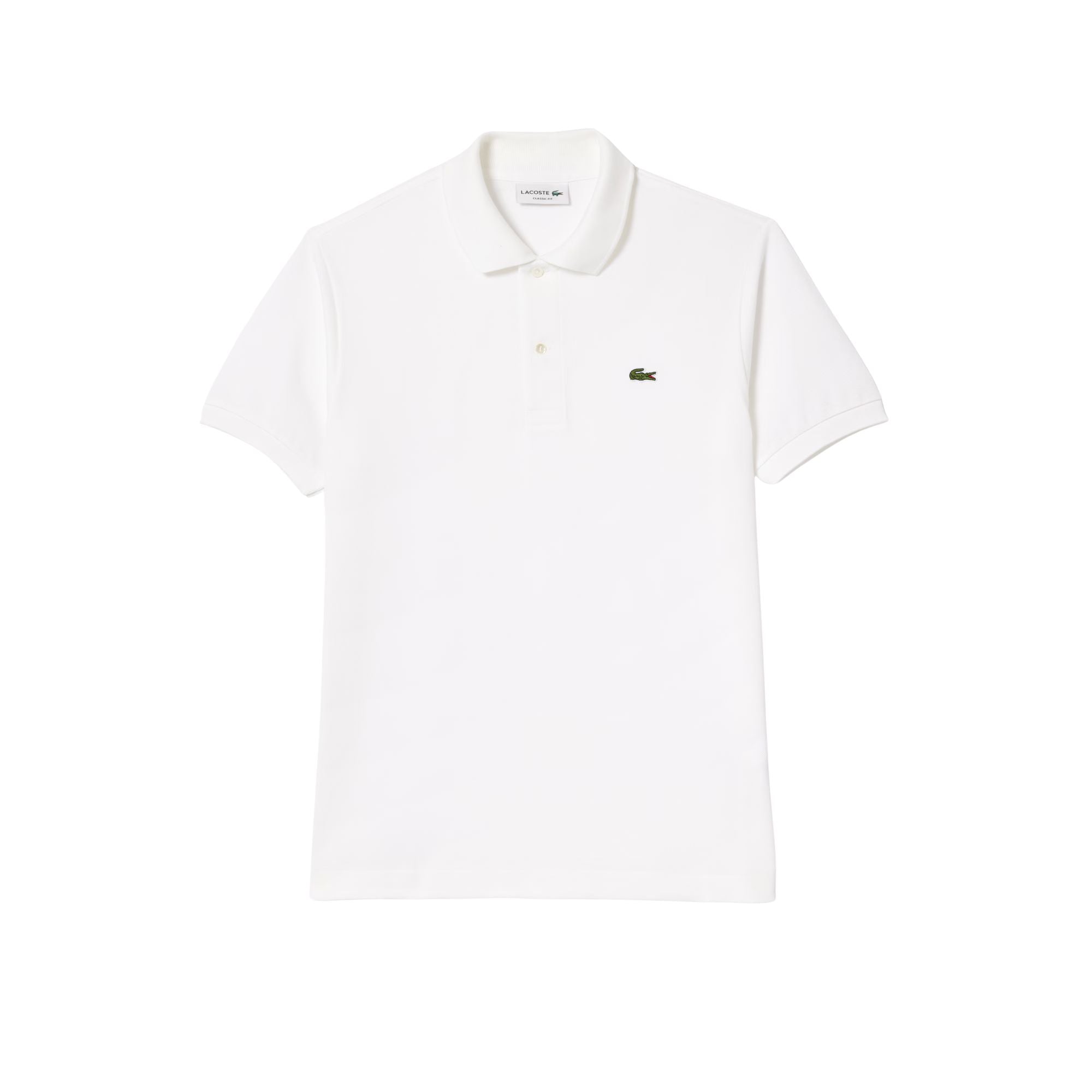 Polo Uomo "L.12.12" Piquet Di Cotone - Bianco