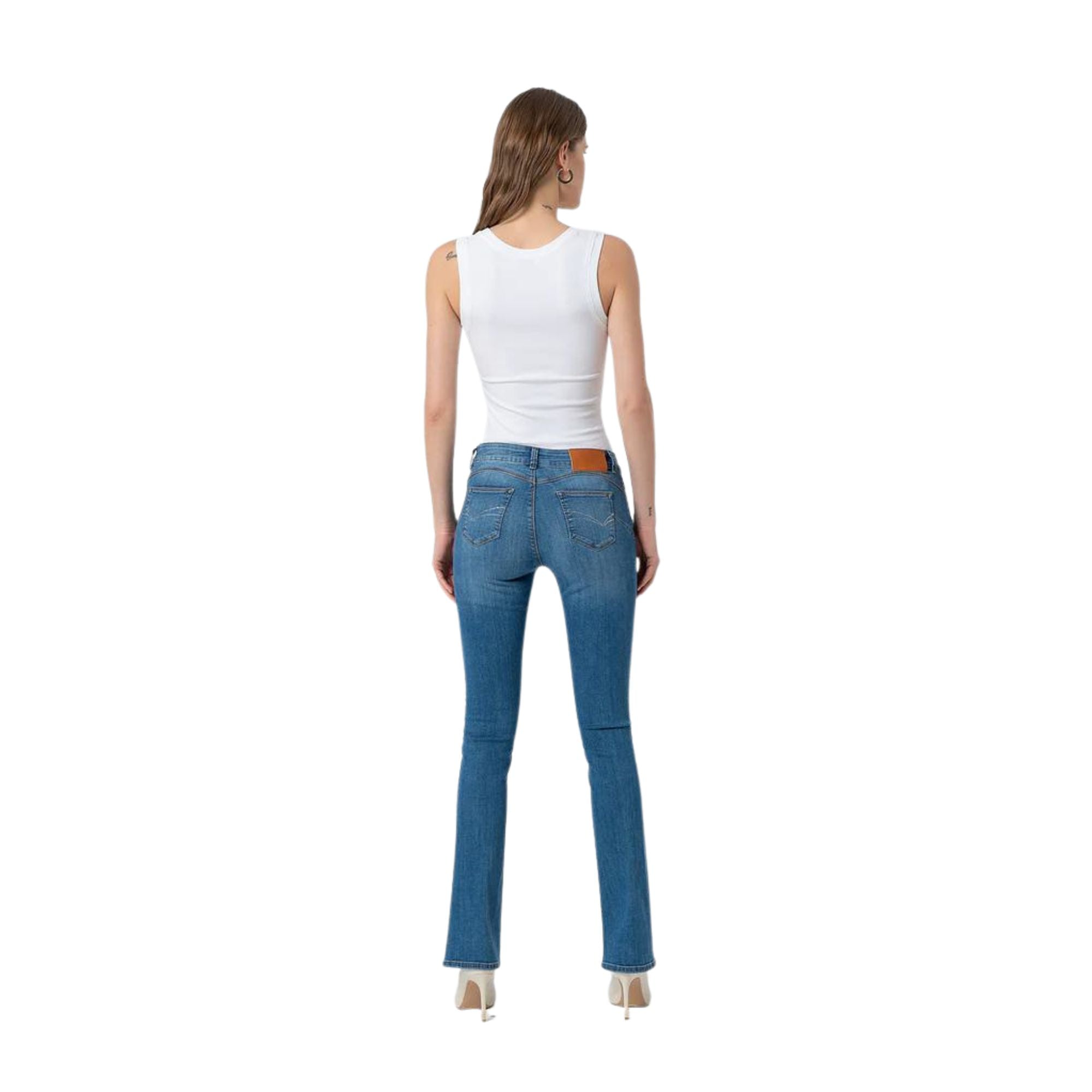 Jeans Donna con vita regolare e le classiche 5 tasche