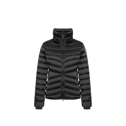 Piumino Donna corto, a collo alto, con imbottitura in piumino d'anatra 
