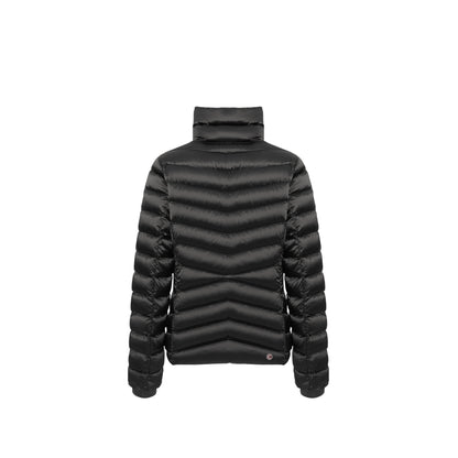 Piumino Donna corto, a collo alto, con imbottitura in piumino d'anatra 