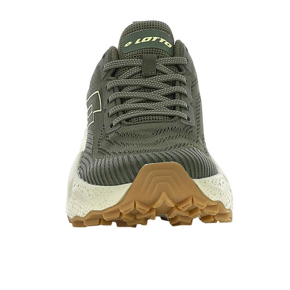 Scarpa Uomo Verde, Moonrun 700, con tomaia in knit traspirante