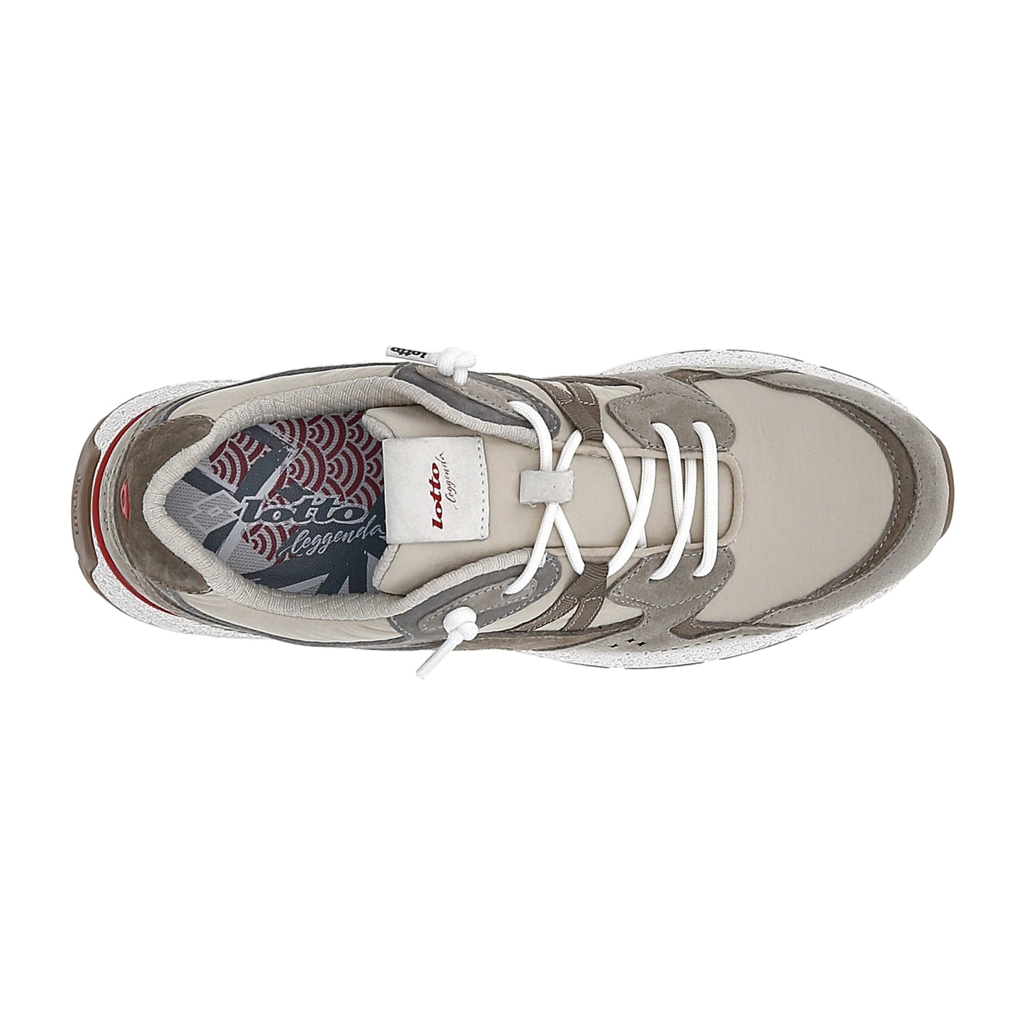 LOTTO Sneaker Tokyo Shinjuku Uomo Beige Marrone