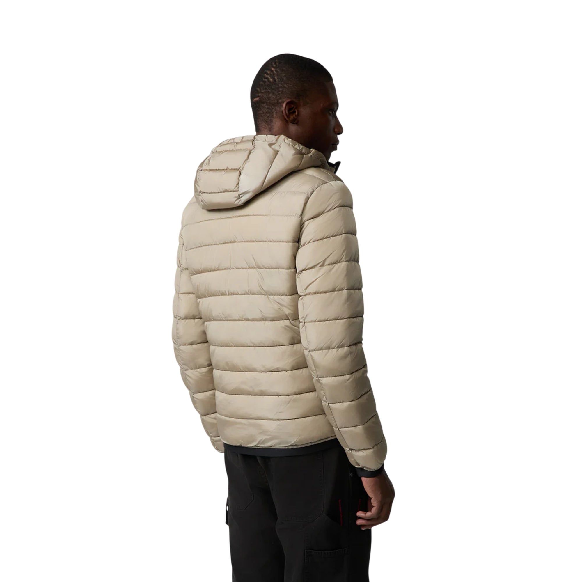 Piumino Uomo Josh con taschino Beige modello retro