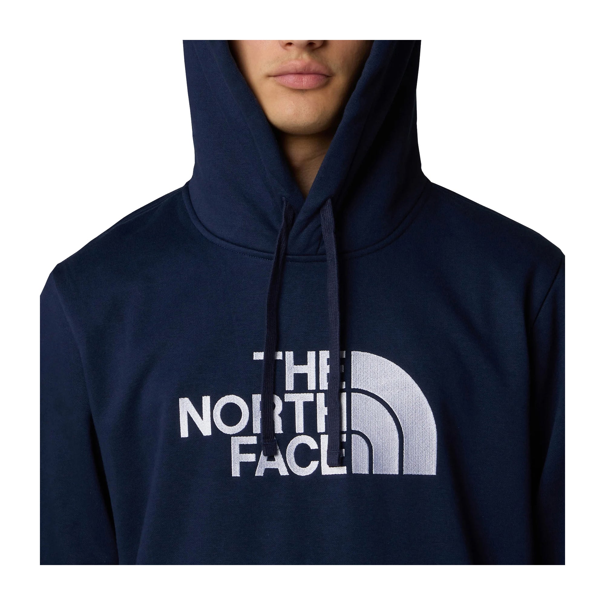 Felpa Uomo Navy con maxi tasca a marsupio dettaglio