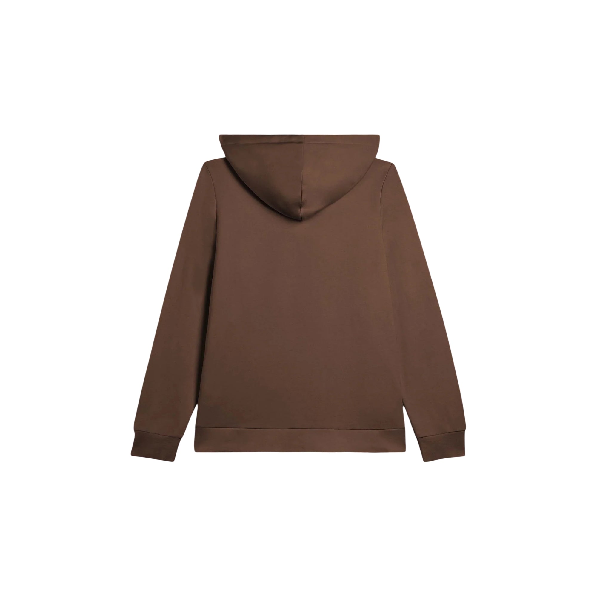 Felpa Donna con cappuccio e zip Marrone retro