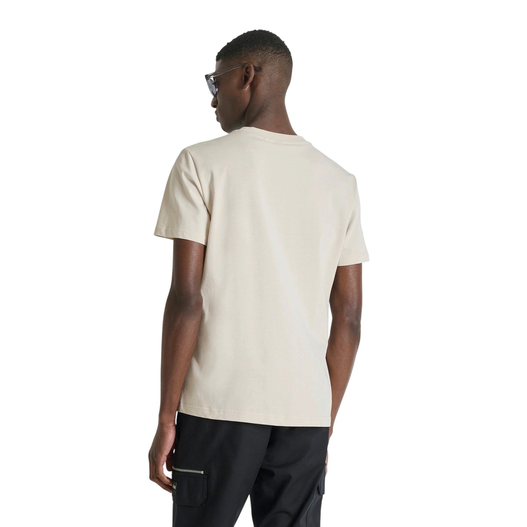 T-shirt Uomo in puro cotone, con stampa tigre frontale