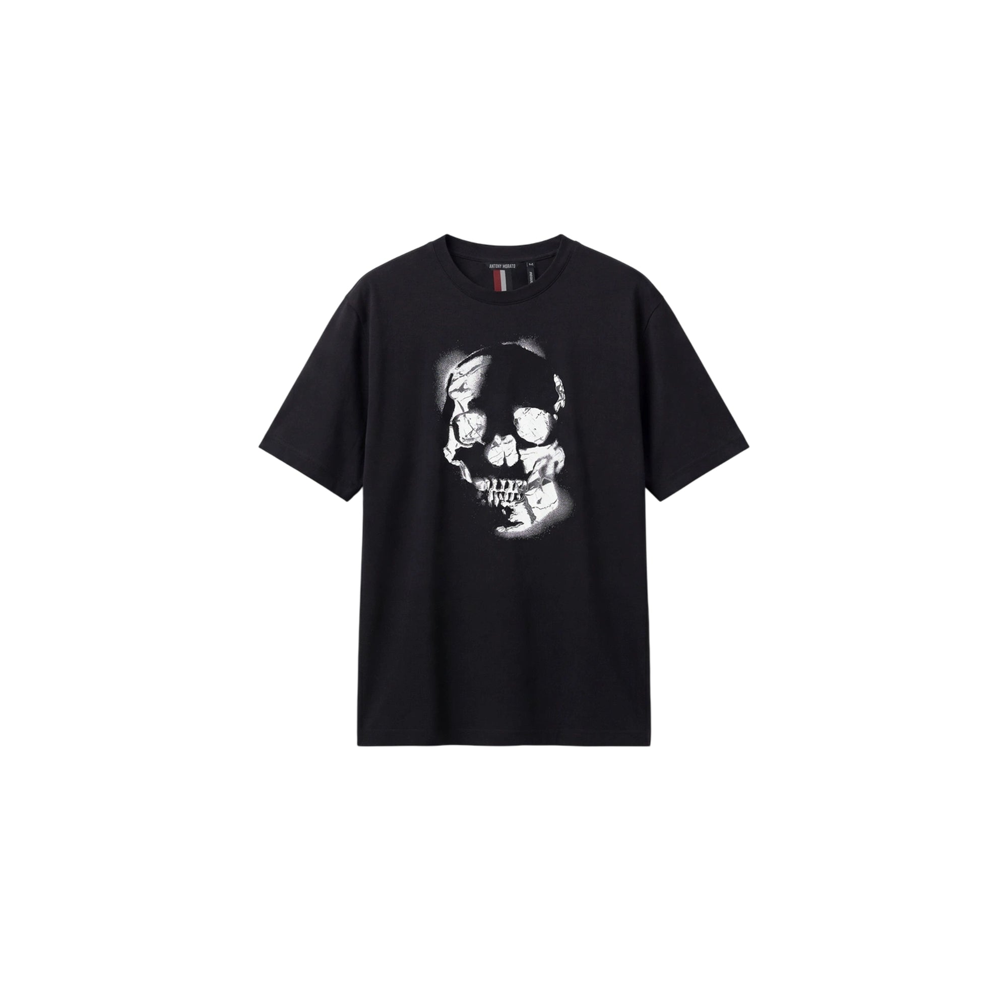 T-shirt Uomo in jersey di cotone Nero, dal fit morbido