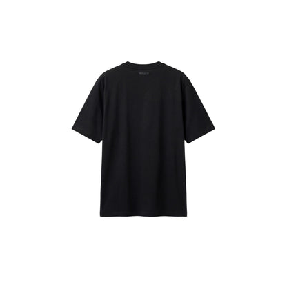 T-shirt Uomo in jersey di cotone Nero, dal fit morbido