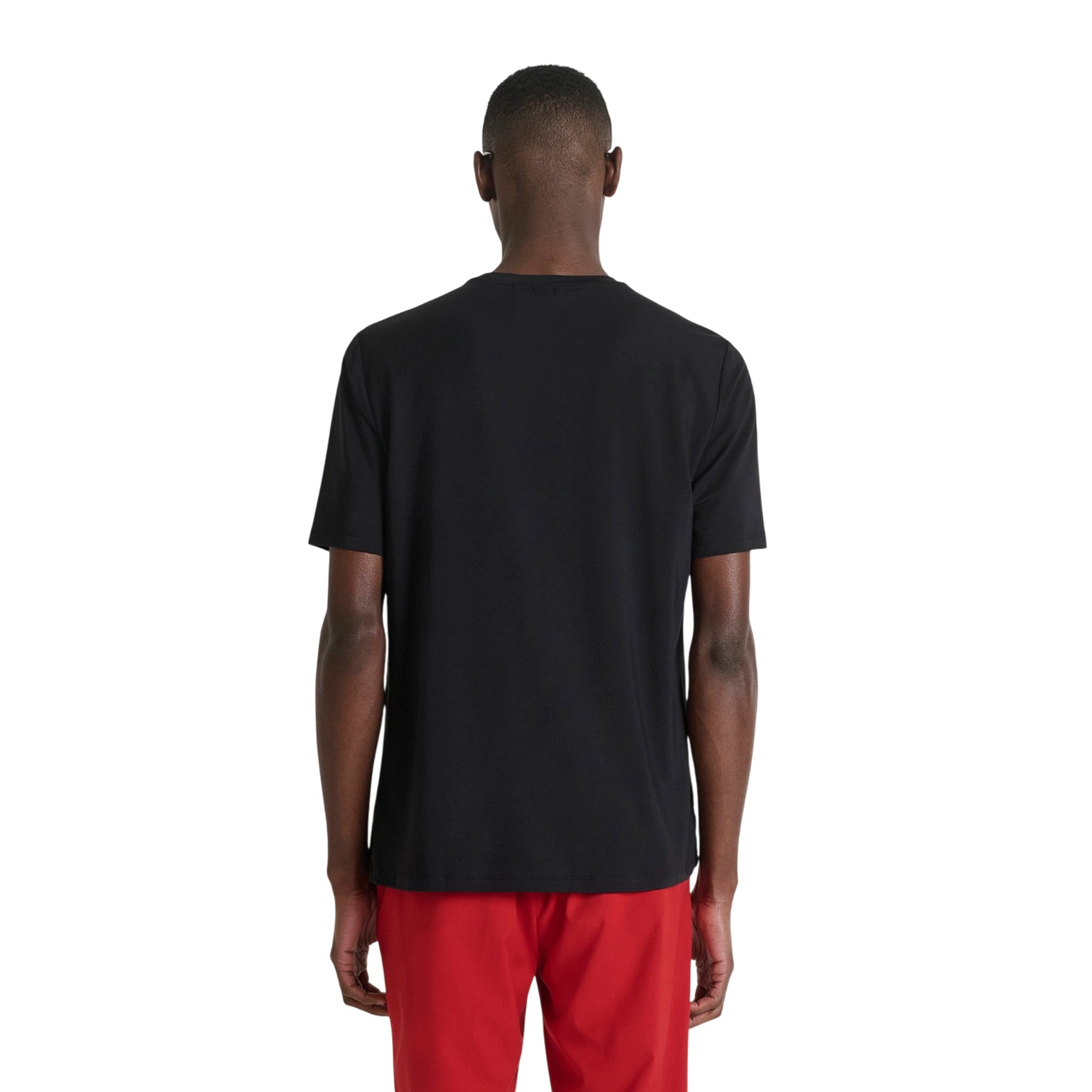 T-shirt Uomo in cotone elasticizzato, con logo gommato