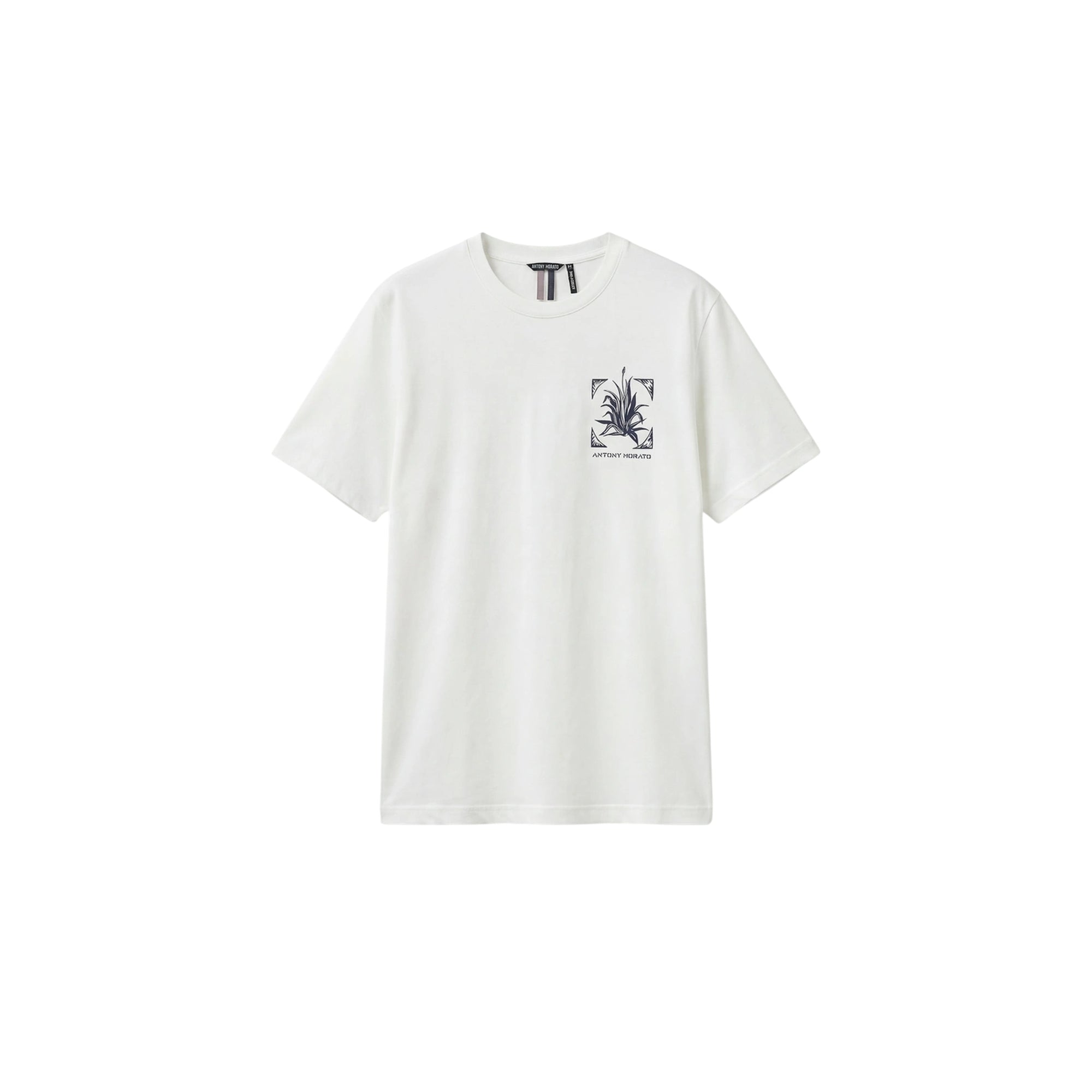 T-shirt Uomo Relaxed Bianca, con maxi stampa sulla schiena