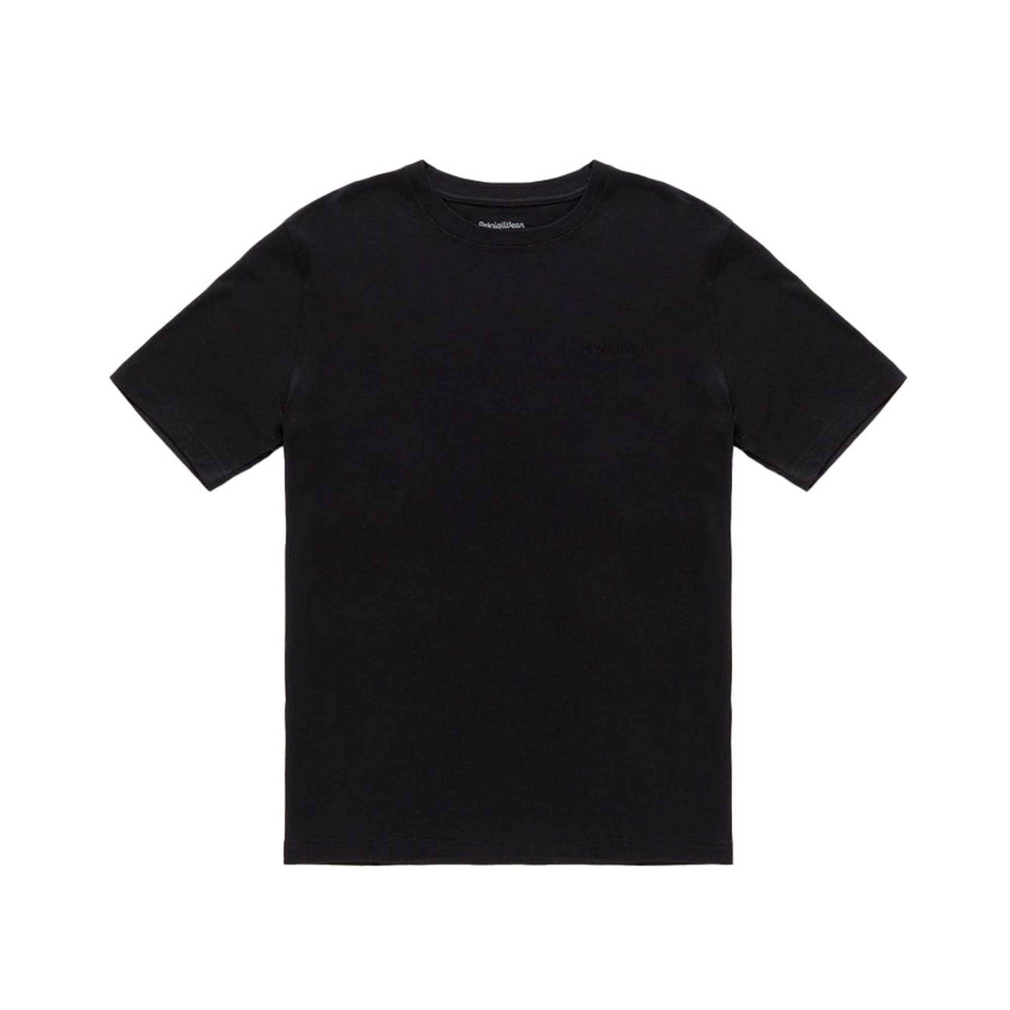 T-shirt Uomo Halen, a maniche corte, con logo Nero ricamato in tono colore