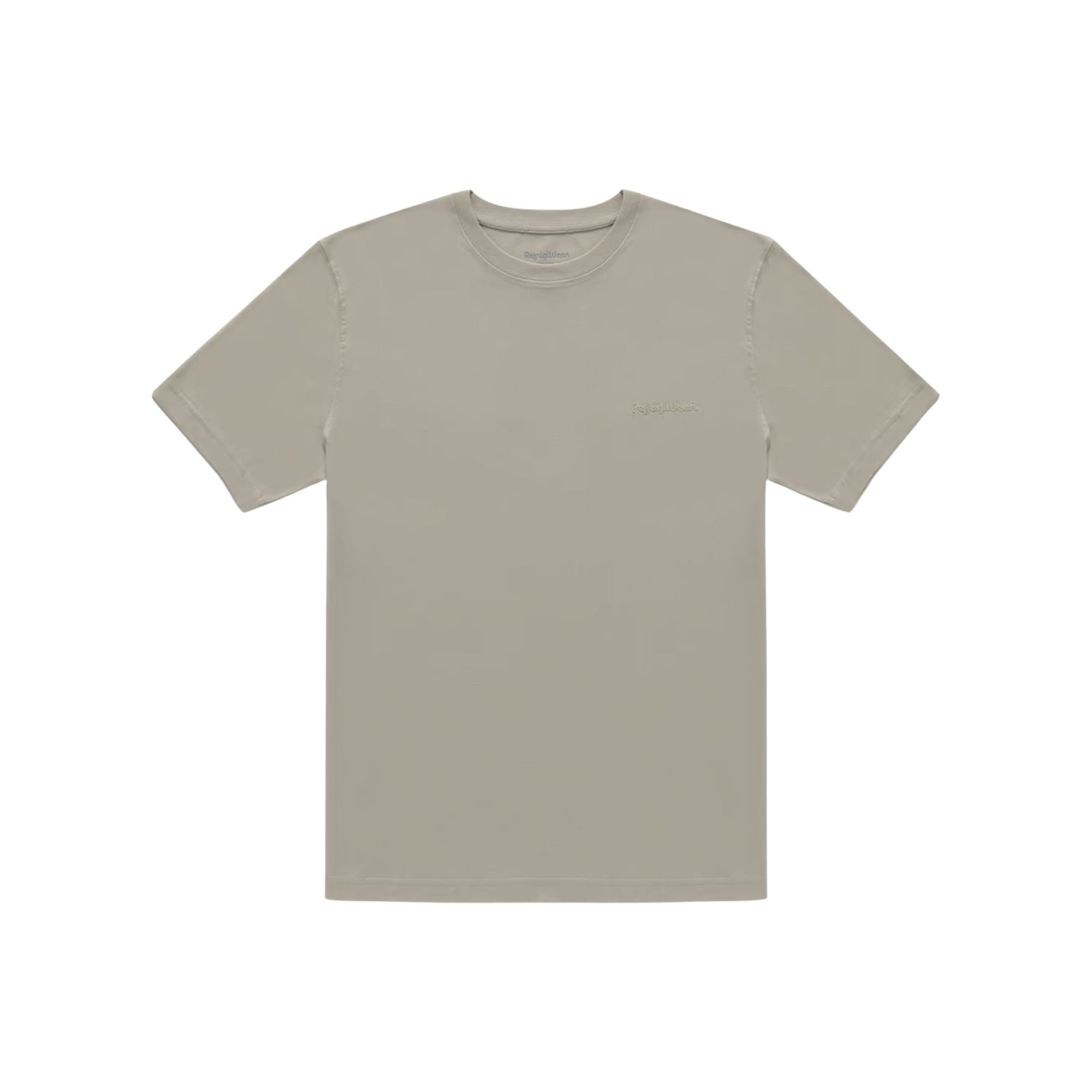 T-shirt Uomo Halen, a maniche corte, con logo ricamato Beige in tono colore