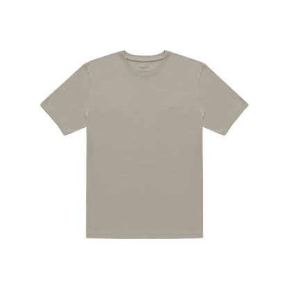 T-shirt Uomo Halen, a maniche corte, con logo ricamato Beige in tono colore