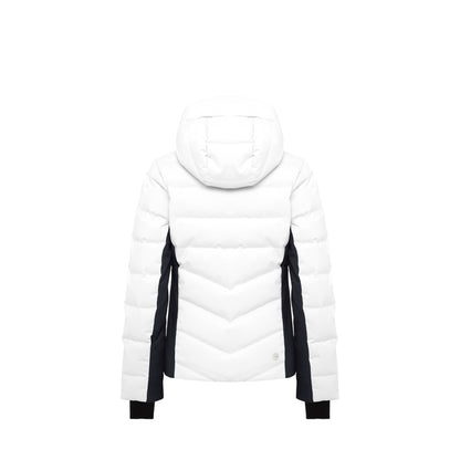 Piumino Donna da sci Shamping Bianco retro