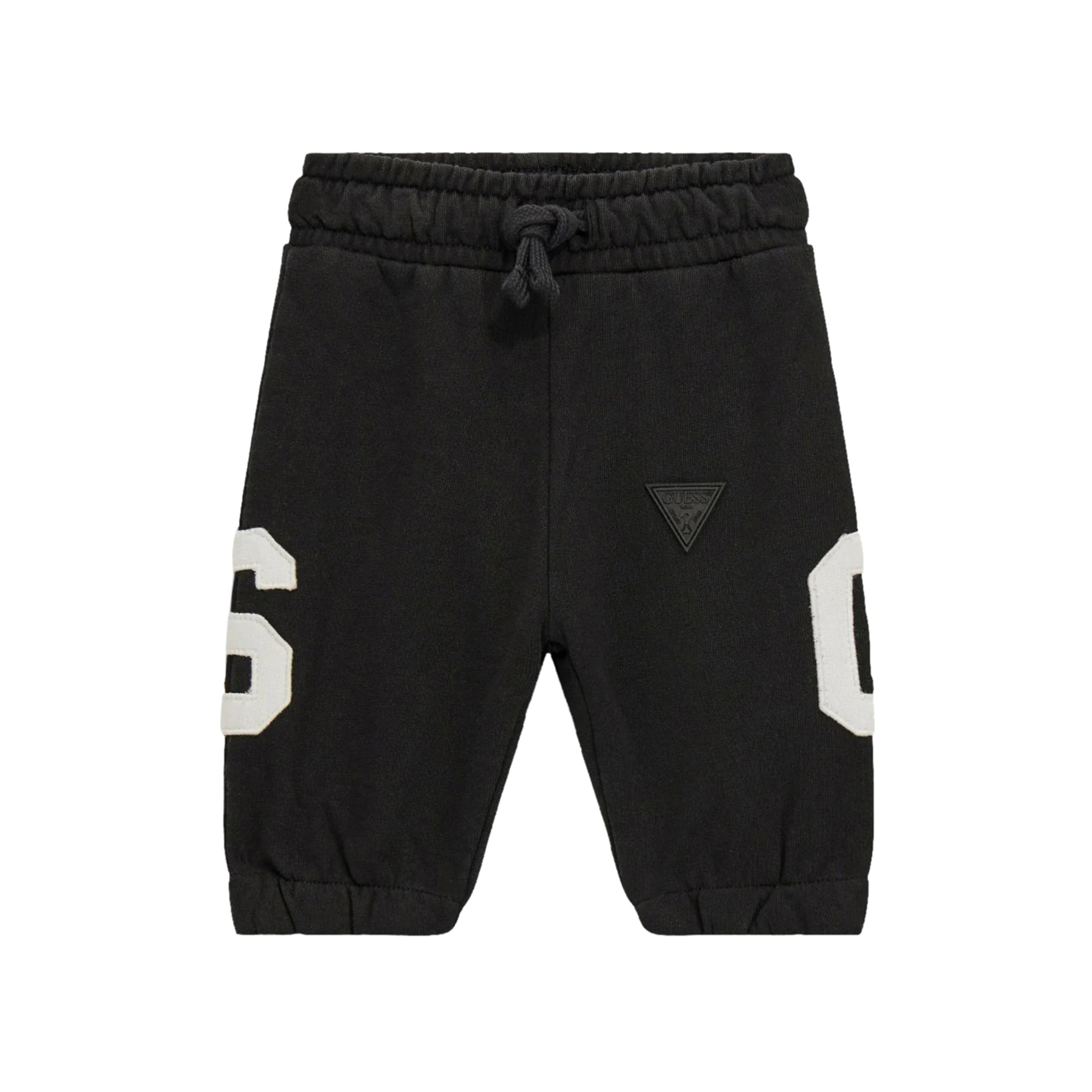 Pantalone Bambino Guess Nero Sportivo con Logo