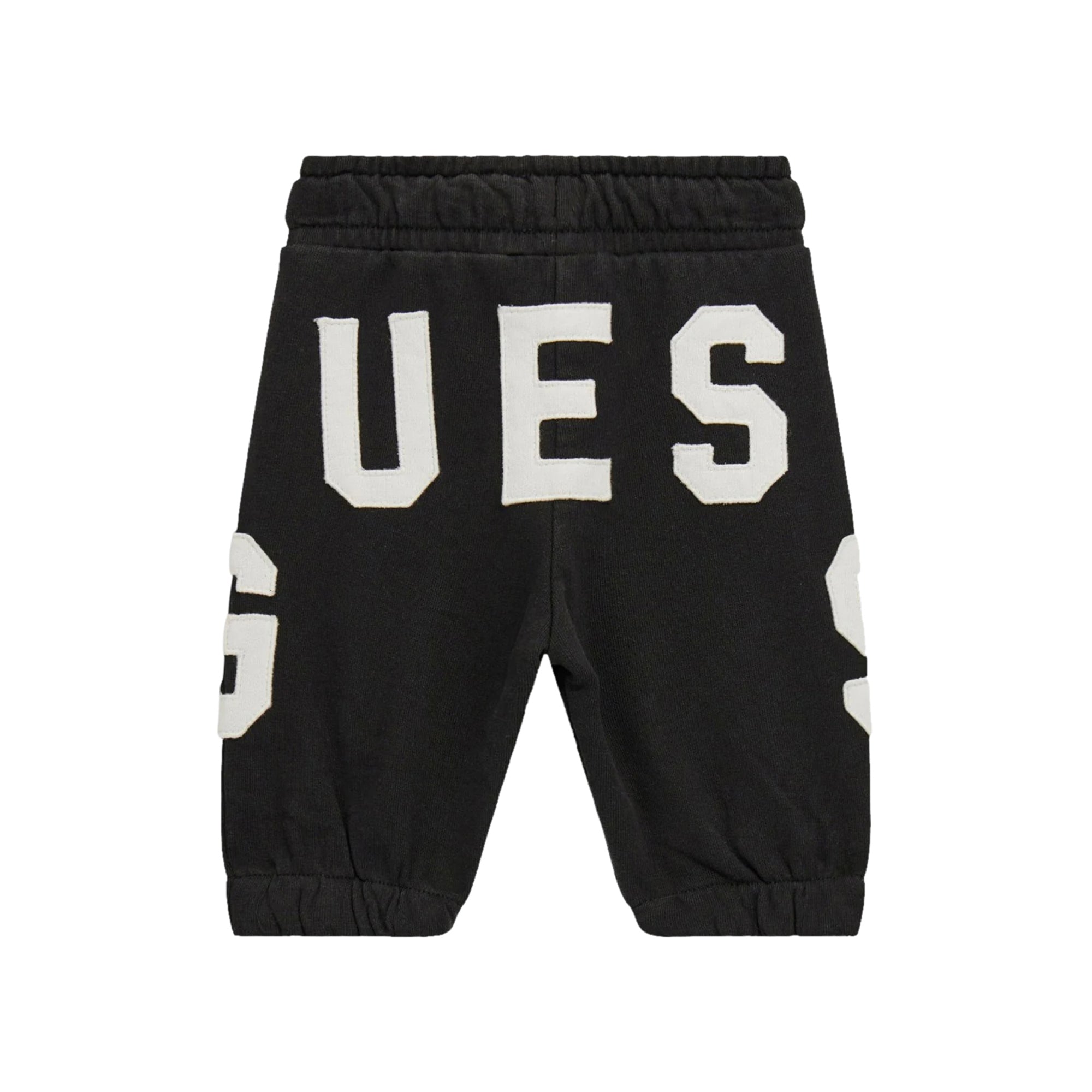 Pantalone Bambino Guess Nero Sportivo con Logo