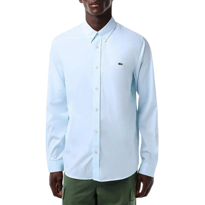 Camicia Uomo 100% Cotone Regular Fit - Celeste