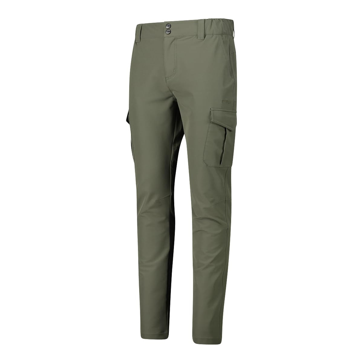 Pantaloni Uomo Elasticizzati Trekking con zip e bottone