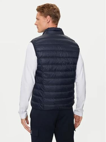 EA7 Gilet UomoTrapuntato in Nylon Blu