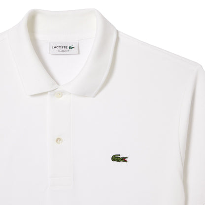 Polo Uomo "L.12.12" Piquet Di Cotone - Bianco