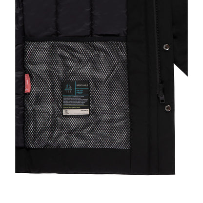 Trench Uomo Winter Julian Nero interno dettaglio