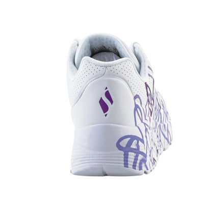 Sneakers Donna Uno Lite-Spread The Love Bianco retro