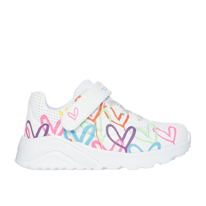 Sneakers Bambina con fantasia a cuori