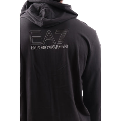 Felpa Uomo Grigia con chiusura full zip e cappuccio