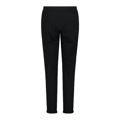 Pantalone Donna in felpa elasticizzato Nero retro
