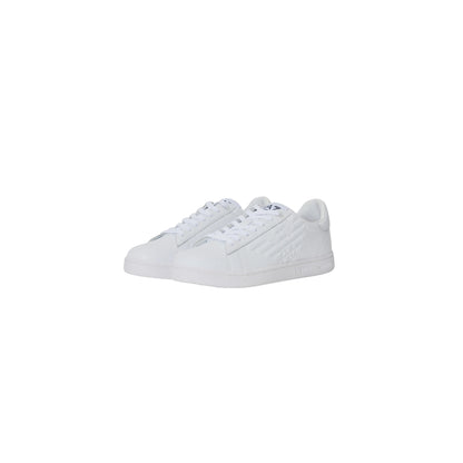 Sneakers Uomo Bianca, con maxi logo in rilievo
