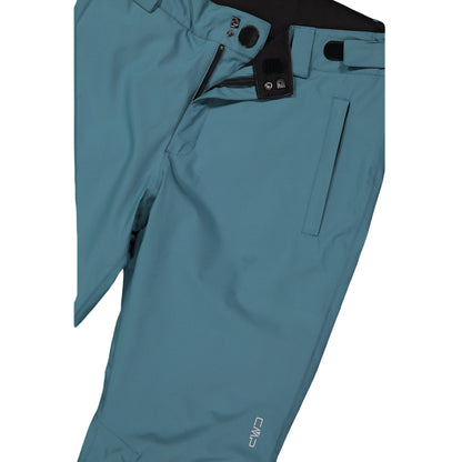 Pantalone Uomo da sci, con velcro in vita e rinforzo antiabrasione