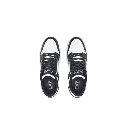 Sneakers Uomo Bianco/Nera con punta traforata